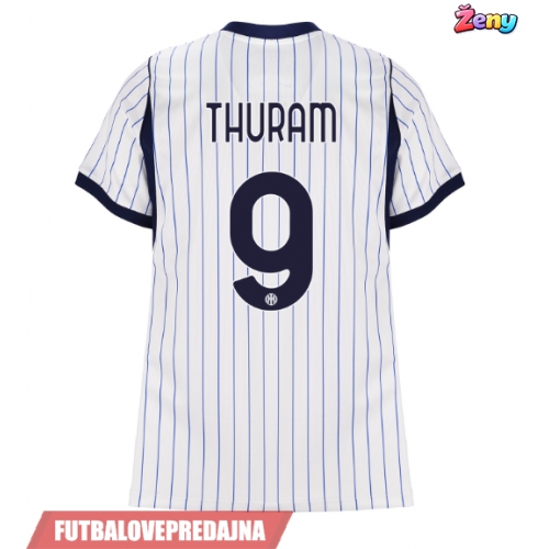 Lacne Ženy Futbalové dres Inter Milan Marcus Thuram #9 2026-27 Krátky Rukáv - Preč